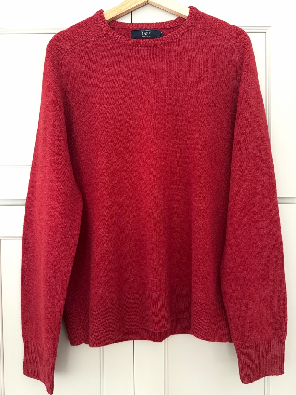 J. Crew 100% lambswool Crewneck Sweater - Men's Large